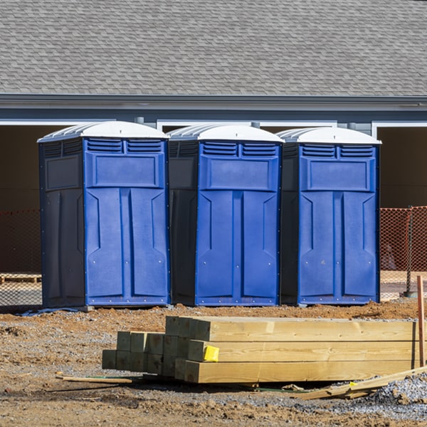 are there any restrictions on where i can place the portable toilets during my rental period in Troutville Pennsylvania